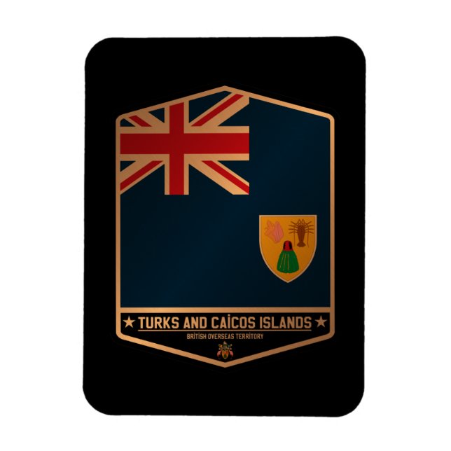 Imán Islas Turcas y Caicos (Vertical)
