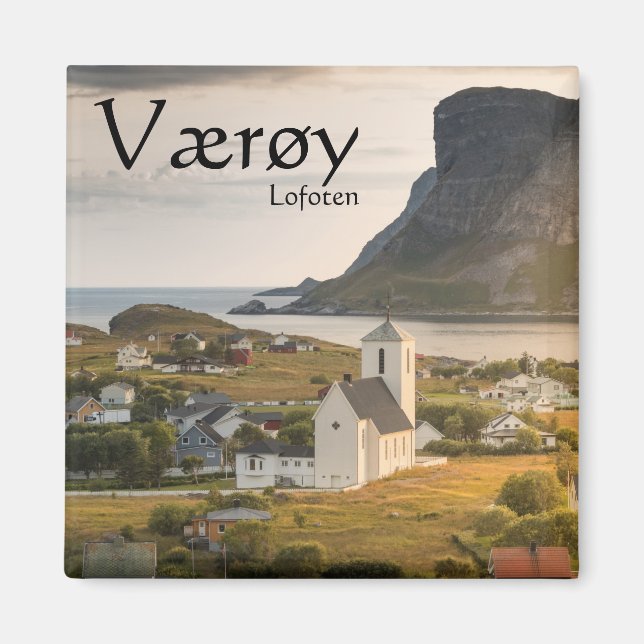 Imán Islas Vaeroy Lofoten Noruega (Frente)