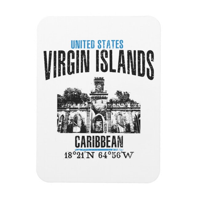 Imán Islas Vírgenes (Vertical)