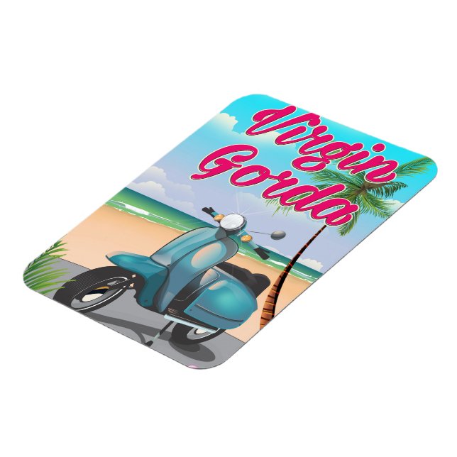 Imán Islas Vírgenes Británicas Gorda (Lado Izquierdo)