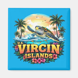 Imán Islas Vírgenes de los Estados Unidos Caribe