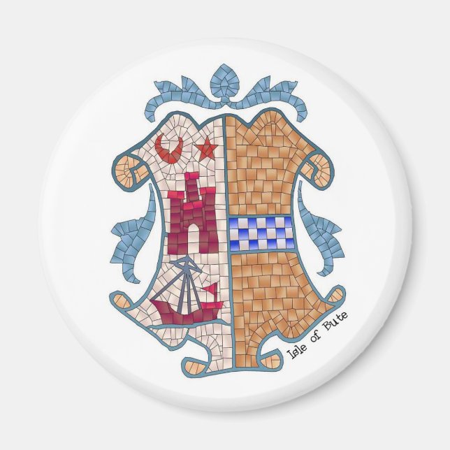 Imán Isle Bute Coat of Magnet (Frente)