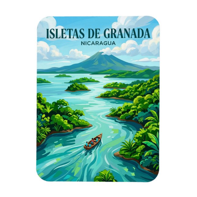 Imán Isletas de Granada Nicaragua (Vertical)