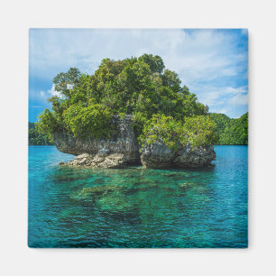 Imán Islote rocoso en las Islas Rock