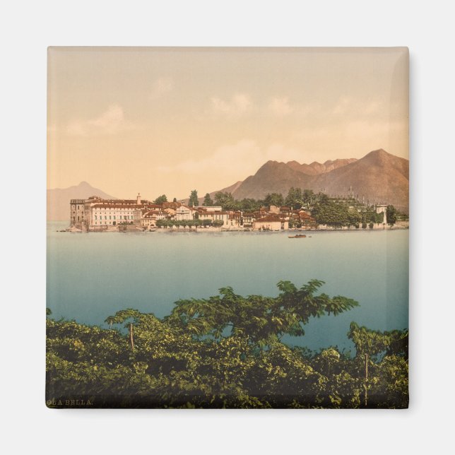 Imán Isola Bella I, Lago Maggiore, Piamonte, Italia (Frente)