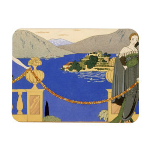 Imán Isola Bella, vestidos de noche diseñó por Redfer