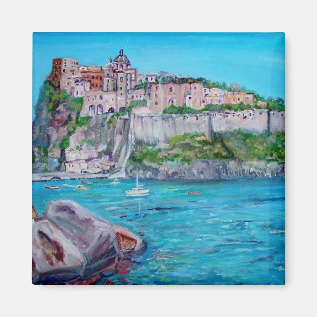 Imán Isquia, Italia - Magnet (Frente)