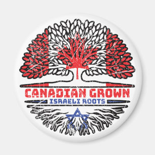 Imán Israel Bandera de raíces de árbol canadiense canad