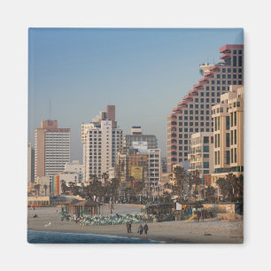 Imán Israel, Tel Aviv, frente a la playa, hoteles, atar