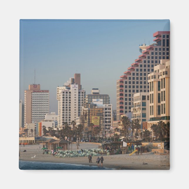 Imán Israel, Tel Aviv, frente a la playa, hoteles, atar (Frente)