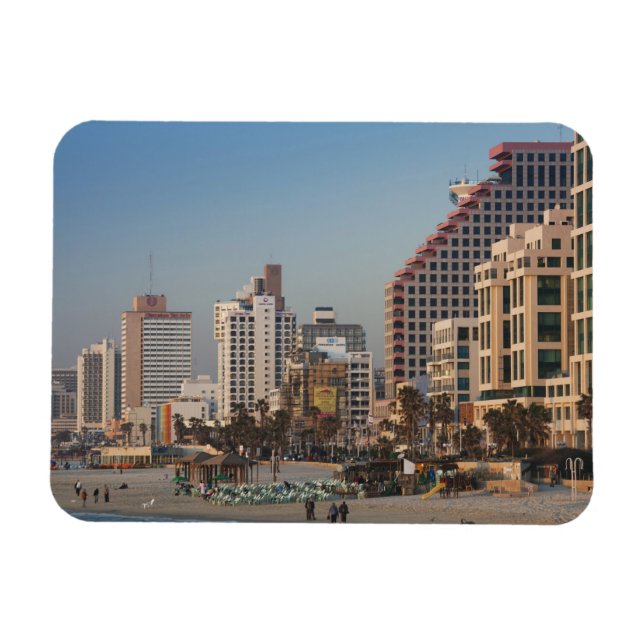 Imán Israel, Tel Aviv, frente a la playa, hoteles, atar (Horizontal)