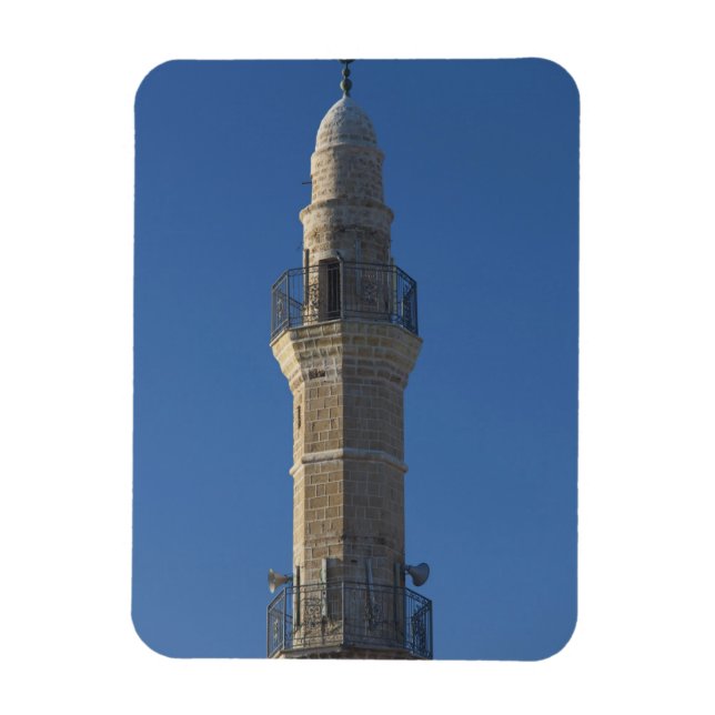 Imán Israel, Tel Aviv, Jaffa, minarete de la mezquita (Vertical)