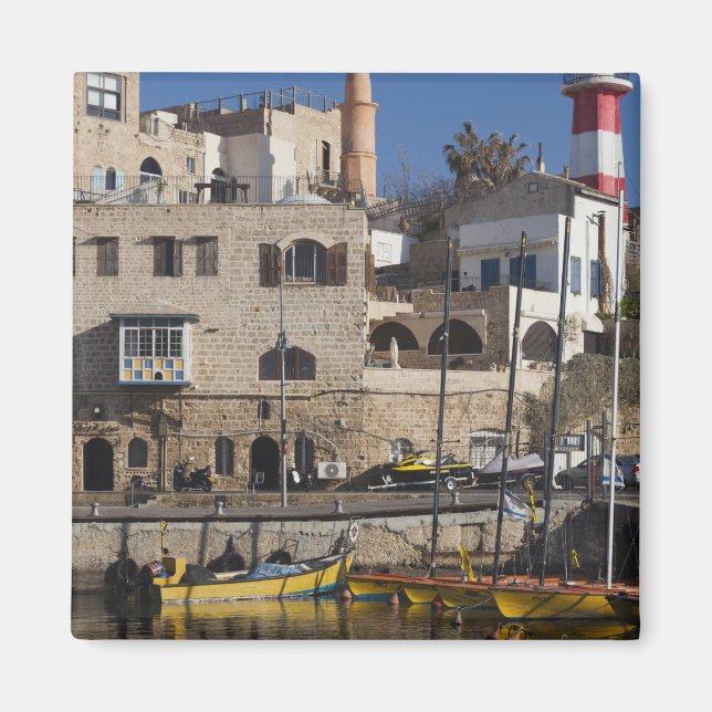 Imán Israel, Tel Aviv, Jaffa, puerto antiguo de Jaffa (Frente)