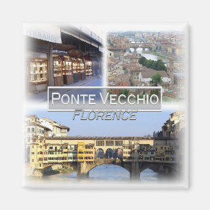 Imán IT1508 Europa, Italia, Florencia, Puente Viejo, ne