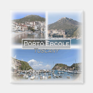 Imán IT1509 Europa, Italia, Toscana, nevera Porto Ercol