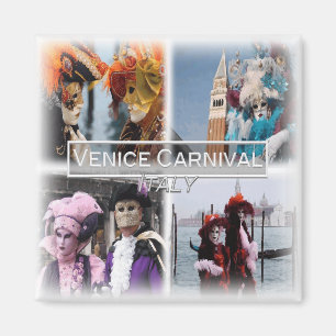 Imán IT3262 Europa, Italia, Carnaval de Venecia, nevera