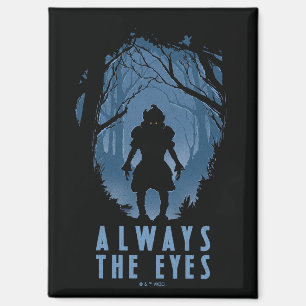 Imán IT Always The Eyes Forest Silhouette