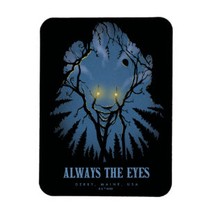 Imán IT Always the Eyes Pareidolic Tree Tops