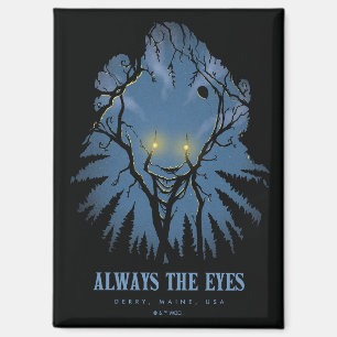 Imán IT Always the Eyes Pareidolic Tree Tops
