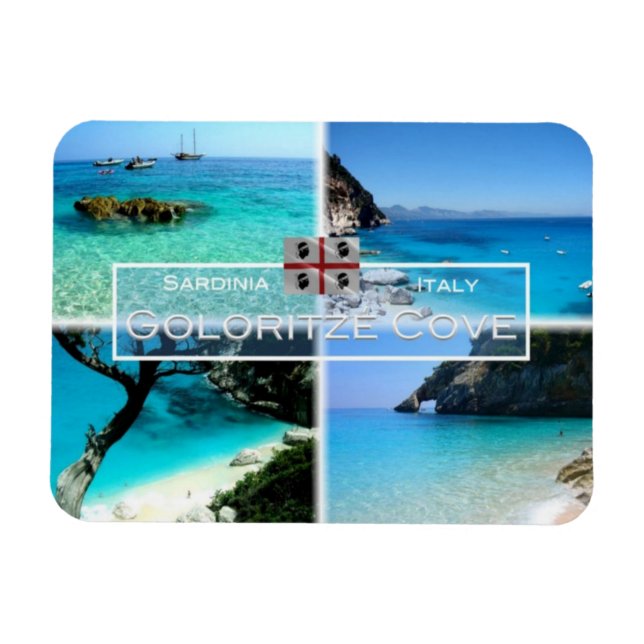 Imán IT Italia - Baunei - Cove Goloritzé - (Horizontal)