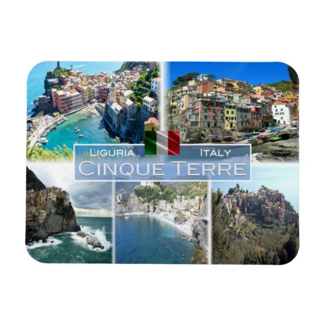 Imán IT Italia - Cinque Terre - (Horizontal)
