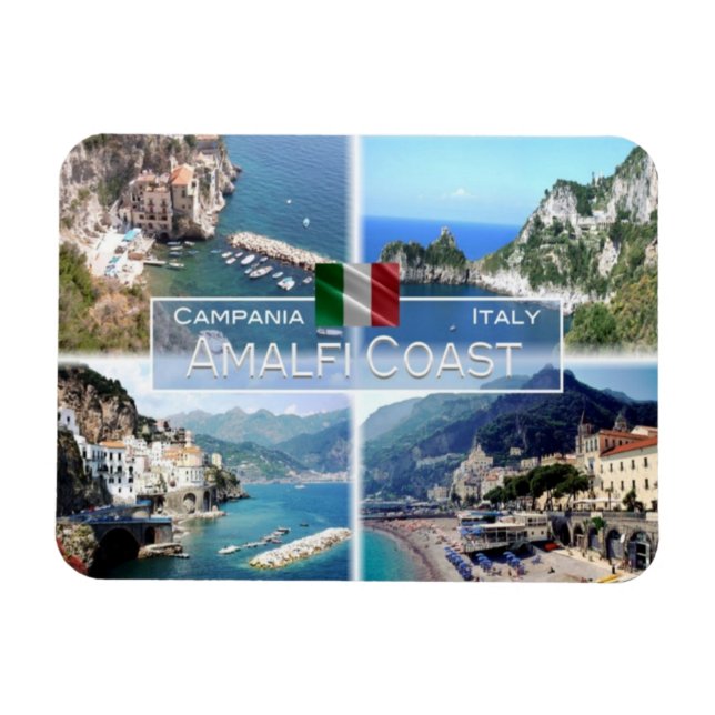 Imán IT Italia - Costa Amalfitana - (Horizontal)