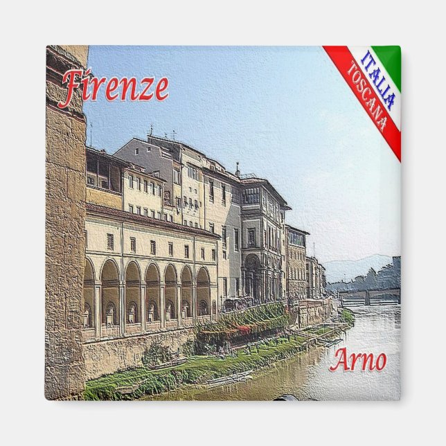 Imán IT - Italia - Florencia - Arno (Frente)