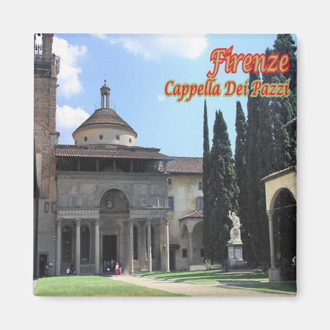 Imán IT - Italia - Florencia - Capilla Pazzi (Frente)