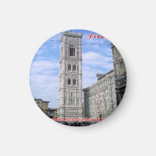 Imán IT Italia Florencia Santa Maria Belfiore Bell Towe