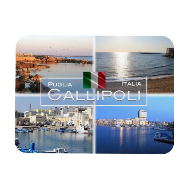 Imán IT Italia - Gallipoli - Salento - (Horizontal)