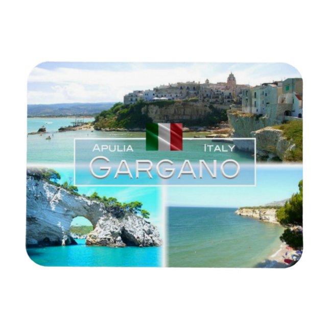 Imán IT Italia - Gargano - Vieste - (Horizontal)