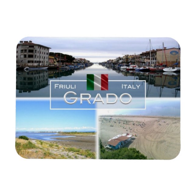 Imán IT Italia - Grado - Pinewood - (Horizontal)