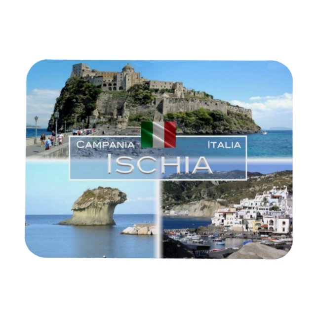 Imán IT Italia - Isola d'Ischia - Borgo SantAngelo - (Horizontal)