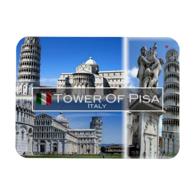 Imán IT Italia - La Torre De Pisa - (Horizontal)