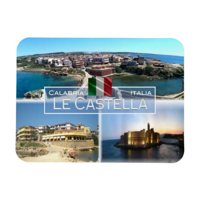 Imán IT Italia - Le Castella - Castello Aragonés - (Horizontal)