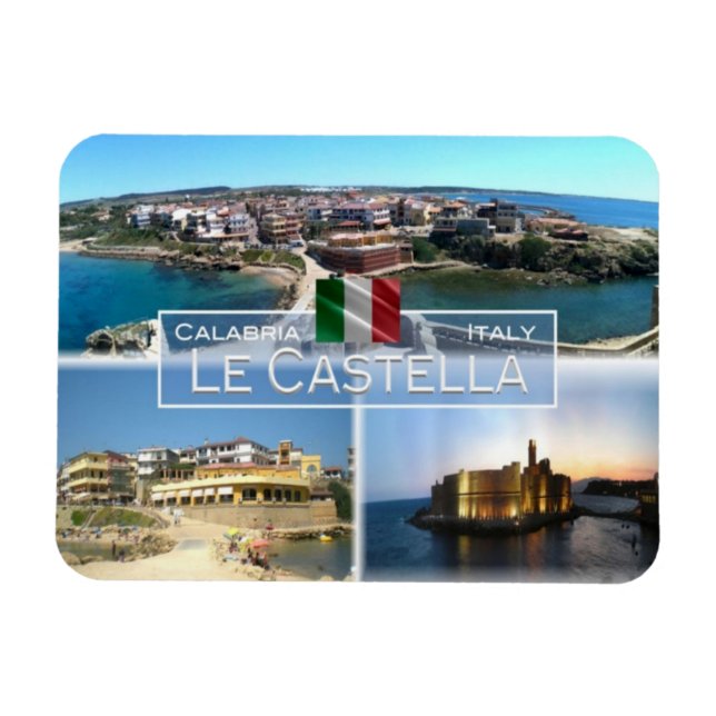 Imán IT Italia - Le Castella - Castillo Aragonés - (Horizontal)
