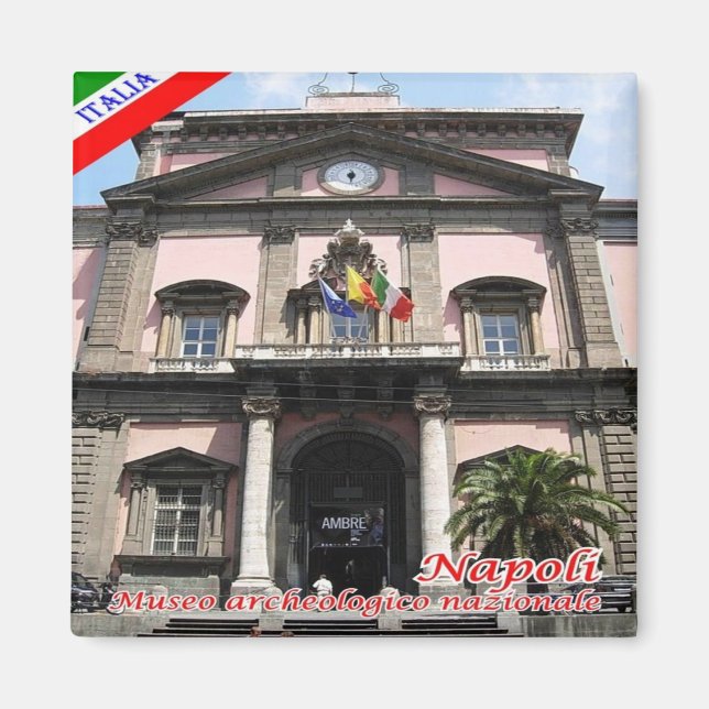 Imán IT - Italia - Museo Arqueológico Nacional de Nápol (Frente)