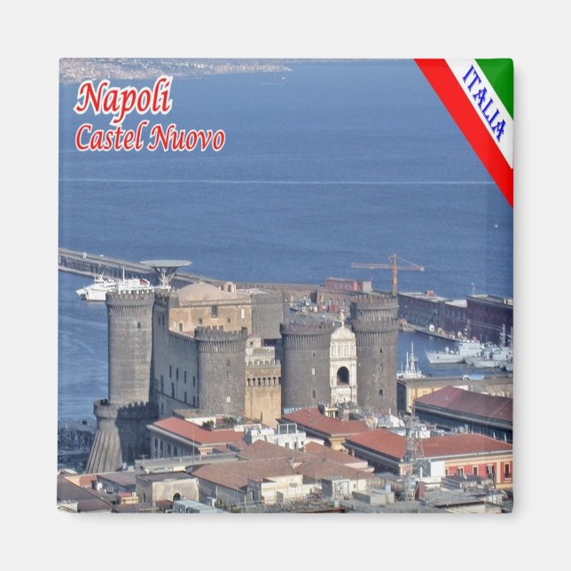 Imán IT - Italia - Nápoles - Castel Nuovo (Frente)