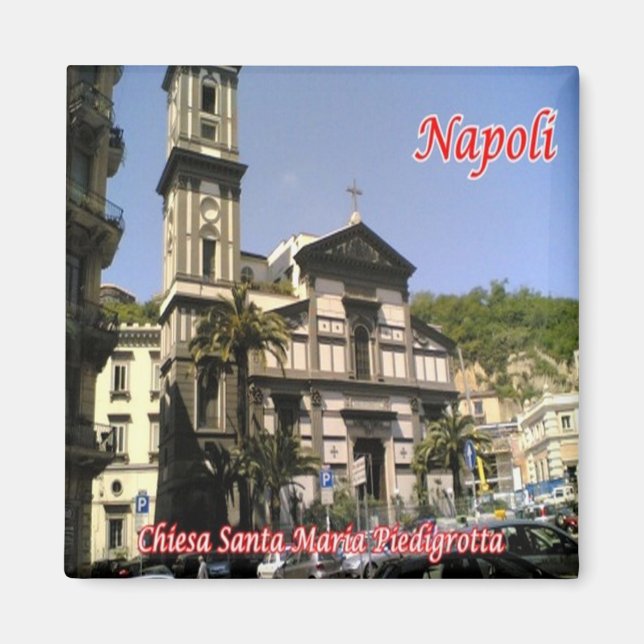 Imán IT - Italia - Nápoles - Iglesia Santa Maria Piedig (Frente)