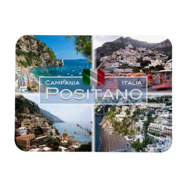 Imán IT Italia - Positano - (Horizontal)