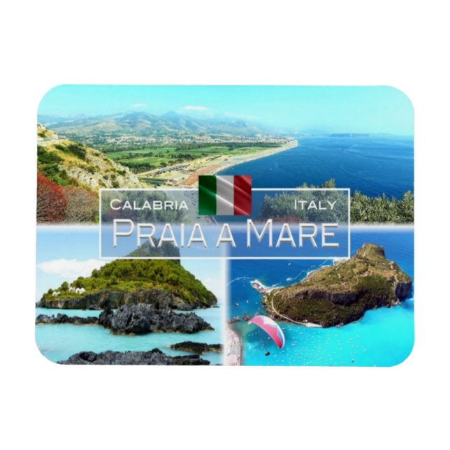 Imán IT Italia - Praia a Mare - Isla Dino - (Horizontal)