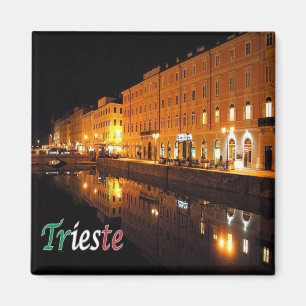 Imán IT - Italia - Trieste - Gran Canal de noche