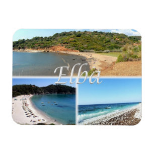 Imán IT Italy - Fetovaia Beach - Padulella Beach -