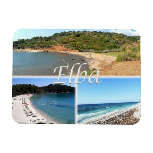 Imán IT Italy - Fetovaia Beach - Padulella Beach - (Horizontal)