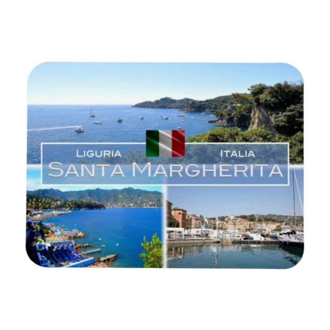 Imán IT Italy - Santa Margherita ligure - (Horizontal)