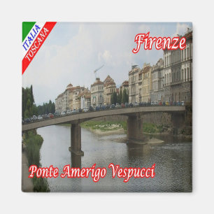 Imán IT - Puente de Florencia italiano Ponte Amerigo Ve