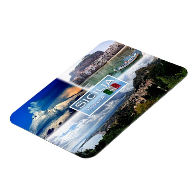 Imán IT Sicilia - Etna - Cefalu' - Taormina - (Lado Izquierdo)