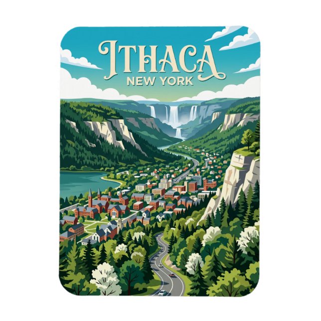 Imán Ítaca EE. UU. (Vertical)