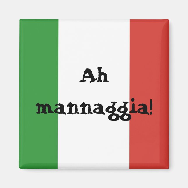 Imán Italia - ¡Ah Mannaggia! (Frente)