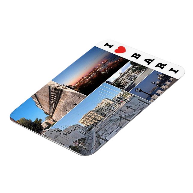 Imán Italia - Apulia - Bari - Amo - (Lado Izquierdo)